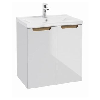 Puma Naturel - Mobile bagno Natural Stilla 60x60x45 cm bianco con lavabo (STILLAD06033U3)