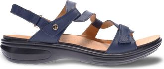 Revere Comfort Shoes Womens Emerald Back Strap Sandals In Blue French