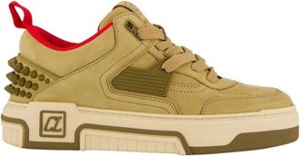 Christian Louboutin Schoenen, Heren, Bruin, 44 EU, Leer, Astroloubi Sneaker