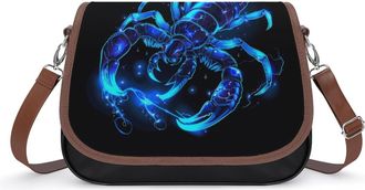 Generic Constellation Scorpio Crossbody Bags for Women Shoulder Messenger Bag Purse Handbags