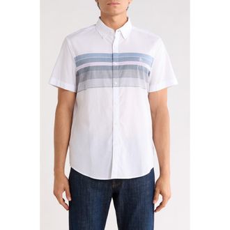 Original Penguin Lawn Cotton Button-Down Shirt in Bright White at Nordstrom Rack, Size Xx-Large