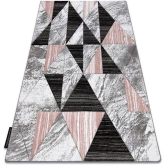 RugsX Alfombra Alter Nano Tri&aacute;ngulos Rosado Pink 160x220 Cm