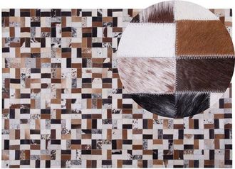 Beliani Rug CESME Multicolour 160 x 230 cm Leather