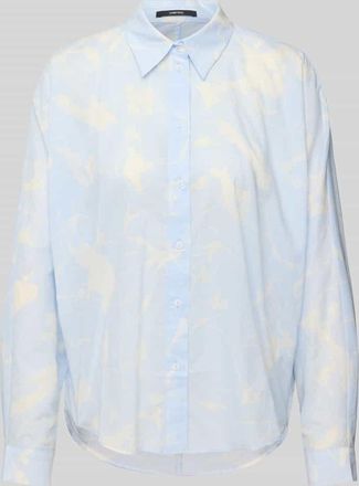 someday Someday Relaxed Fit Hemdbluse mit durchgehender Knopfleiste in Bleu, Gr&ouml;&szlig;e M