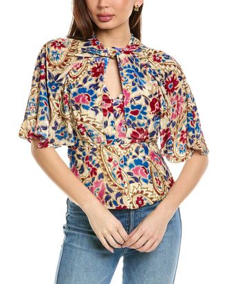 Isabel Marant Isabel Marant Etoile Mucio Silk-Blend Blouse