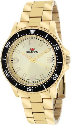 Seapro Womens Gold dial Watch