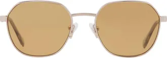 Guess Brown Round Mens Sunglasses GU00116 32E 51