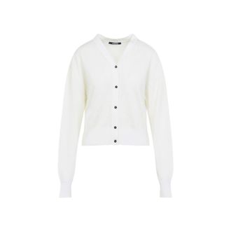 Jacquemus Merino Wool Blend Cardigan With V-Neck