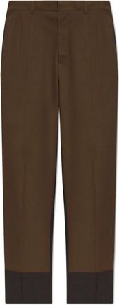 Maison Margiela Plooitjesbroek - Heren - Straight fit broeken - Bruin - S - Broeken