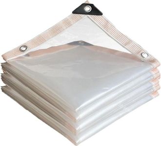OEM Lona Transparente De 3 M De Ancho X 3 M De Largo, 90 % Impermeable, Ideal Para Cercas De Jard&iacute;n, Con Esquinas Reforzadas Y Ojales De Aluminio. Apta Pa