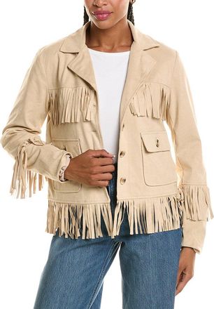 Stella + Lorenzo Short Fringe Jacket