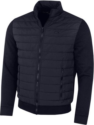 Calvin Klein Mens Hybrid Jacket - Navy/Navy - XXXL