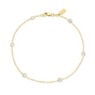 Set & Stones Faye Anklet in Gold at Nordstrom, Size 9.25