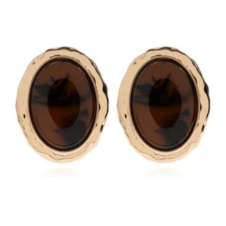 Self Portrait Vintage-Stijl Oorbellen - Dames - Oorbellen - Bruin - ONE Size - Accessoires