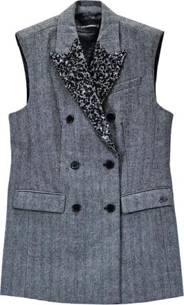 Karl Lagerfeld Donna, Giacche, Grigio, XS, new