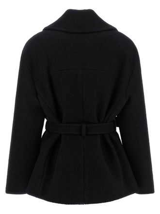Balmain Anthem Coat - Black