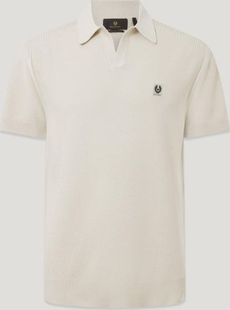 Belstaff Polo De Punto Coast Para Hombre Cotton Silk Pique Gris Abedul 2xl