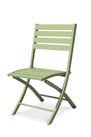 DCB Garden Silla de jard&iacute;n plegable de aluminio