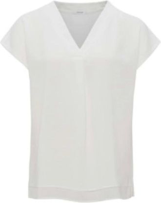 OPUS Tijdloze Stijl Blouses Hemden - Dames - Blouses & Shirts - Wit - Maat: XL