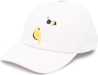 Thom Browne corduroy-detail baseball cap - men - Cotton/Polyester/Cotton - L - Pink
