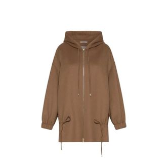Max Mara Dames, Mantels, Bruin, Maat: XS