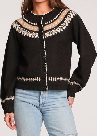 Saltwater Luxe Joss Cardigan In Black
