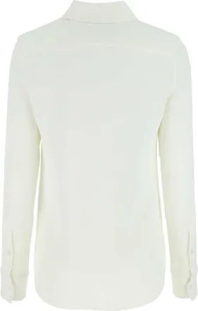 Stella McCartney Womens Ivory Stretch Viscose Shirt 9200 Exterior: Elastane Camicie