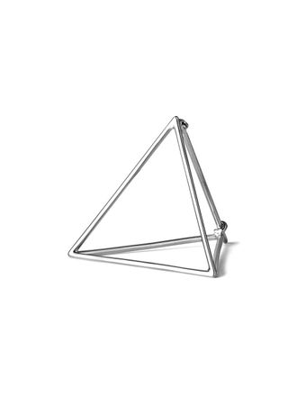 Shihara Triangel vormige oorsteker 25 - Metallic