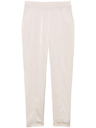 Twin-Set Straight satijnen broek - Wit