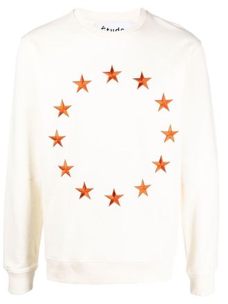 Études Studio Story Europa organic cotton sweatshirt - Neutrals