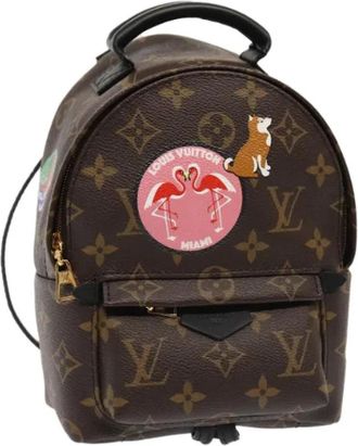 Louis Vuitton Pre-owned Canvas backpacks - Dames - Vintage Rugzakken - Bruin - ONE Size - Vintage