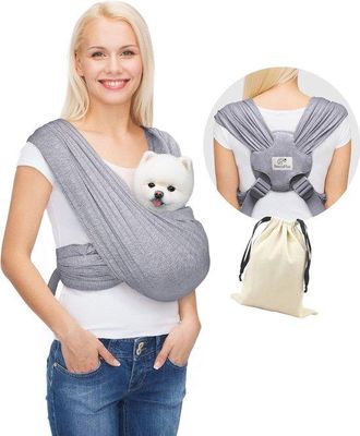 OEM Bolsa Transportadora Para Perros Peque&ntilde;os: Manos Libres, Ajustable, Algod&oacute;n Suave, Reduce El Dolor De Espalda