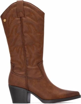 Xti Womens Western Boots In Camel