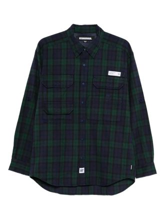 Neighborhood tartan-check shirt - men - Cotton - S - Blue