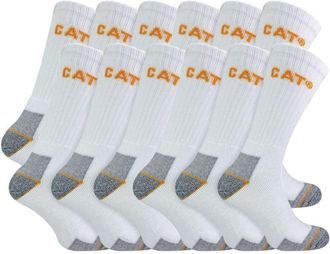 CAT 12 Pack Unisex Zware Werk Sokken voor Stalen Neus Laarzen