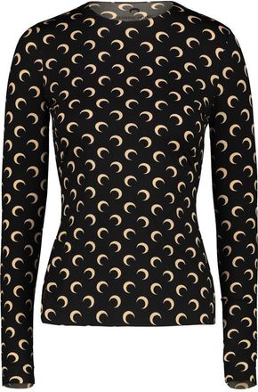 Marine Serre Crewneck Ls Top