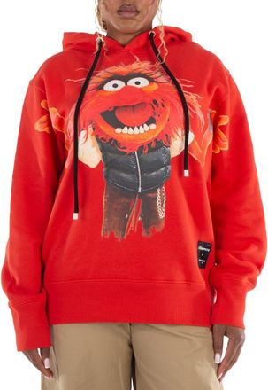 Moncler The Muppets Graphic Print Hoodie, Size Medium