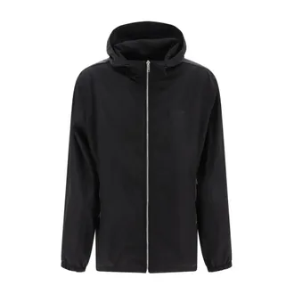 Givenchy Light Jackets, male, Black, Size: L 4G Windbreaker