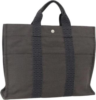 Herm&egrave;s Pre-owned Tote Bags, female, Gray, Size: ONE SIZE Pre-owned Vintage Tote Bag