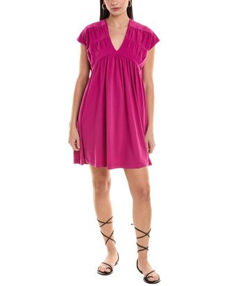 Alpha Studio Alpha Studio Shirred Mini Dress