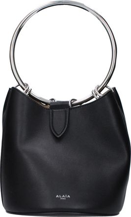 Alaia Black Leather Womens Handbag