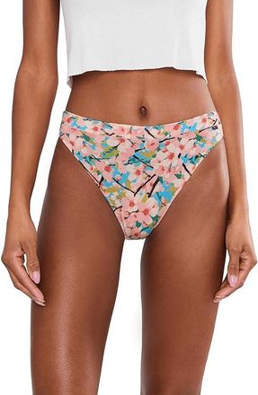 MeUndies UltraModaltm Feel Free High Leg Bikini Womens Underwear Cherry Blossom : 2XL, Elastane/Modal/Synthetic