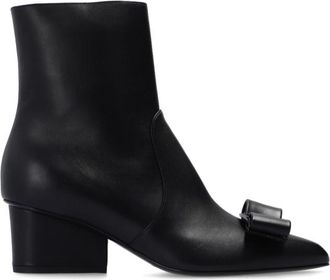 Ferragamo Salvatore Ferragamo Ladies Black Viva Heeled Ankle Bootie, US Size 5