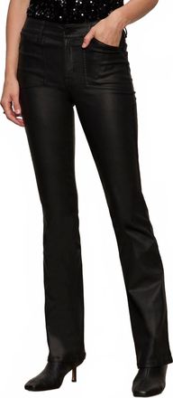 Sanctuary Slick Brooke Bootcut Jeans In Black
