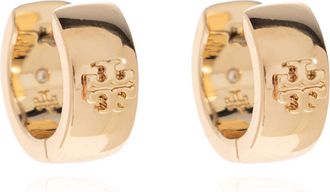 Tory Burch Kira Huggie Oorbellen - Dames - Oorbellen - Geel - ONE Size - Accessoires