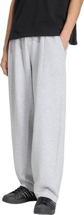 adidas Soft Lux Straight Pants in Light Grey Heather at Nordstrom, Size Xxx-Large