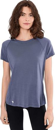 Smartwool Active Ultralite Short Sleeve Womens Clothing Nightfall Blue : XS, Wool/Tencel