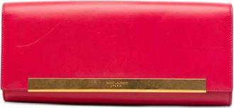 Saint Laurent Pre-owned Clutches, female, Red, Size: ONE SIZE Pre-owned Vintage Clutch