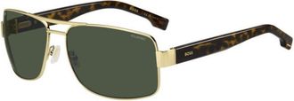 BOSS 1761/S Polarized J5G/UC Mens Sunglasses Gold Size 62