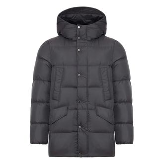 Woolrich Parka con Cuello Alto y Capucha - Jackets - Hombre - Negro - S